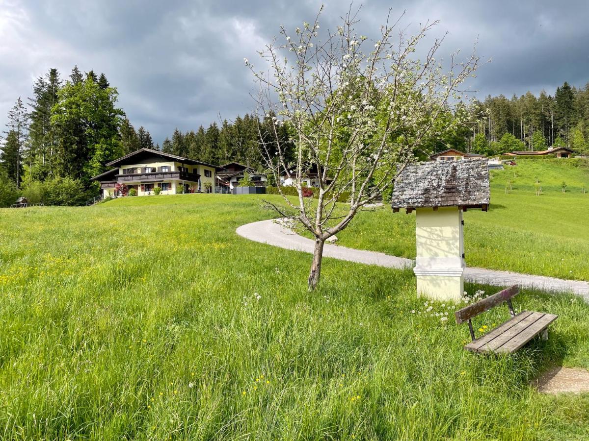 Am Randersberg - Wohnung Nr 2 Großgmain Exterior foto