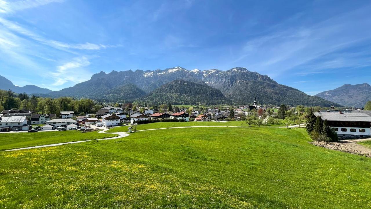 Am Randersberg - Wohnung Nr 2 Großgmain Exterior foto